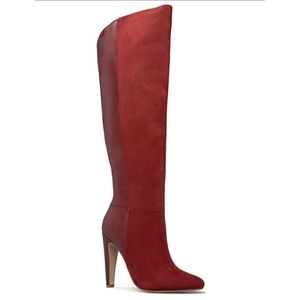 Brick Red Tall Boots